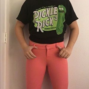 Old navy salmon colored jeans/dress pants